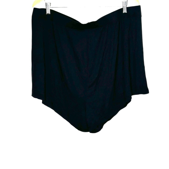 Skims Kim Kardashian Black Onyx Sleep Short Cami Set Relaxed Soft Plus Size 2X - Picture 7 of 12